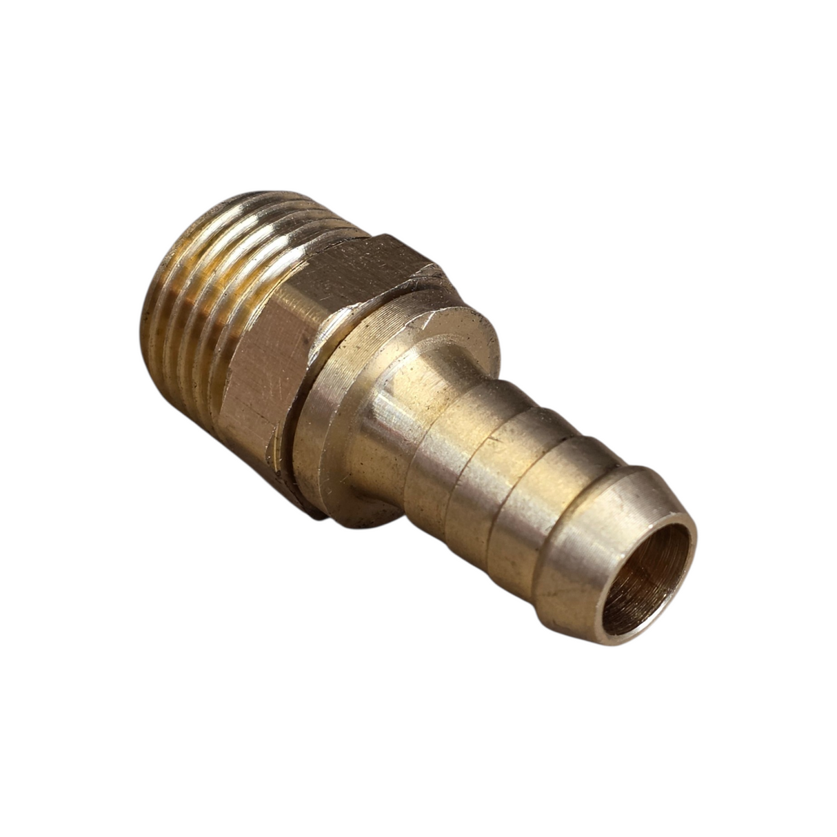 Live Swivel Brass Hosetail BSPT Male Thread