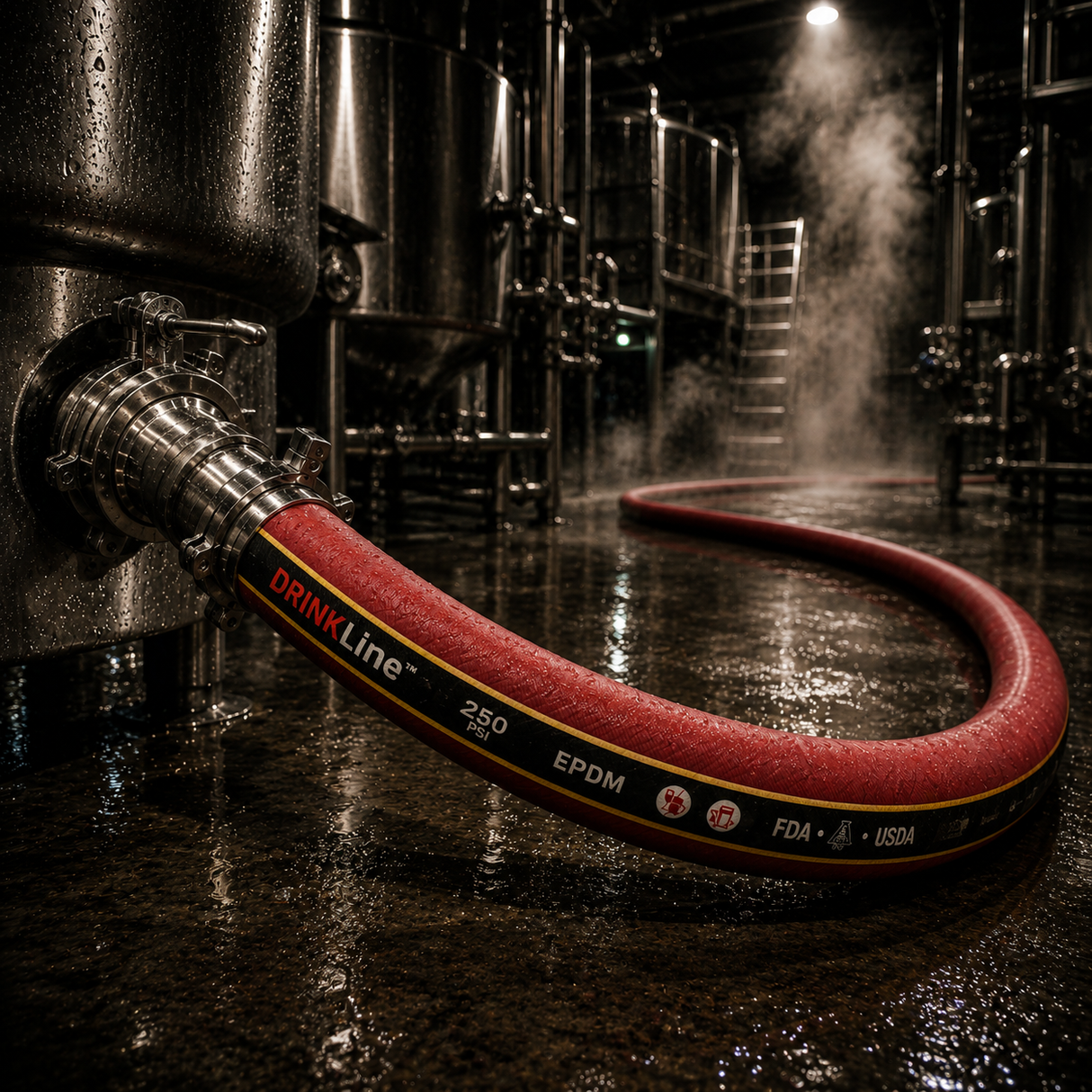 38mm Continental Drinkline Brewery Hose (Built to Order)