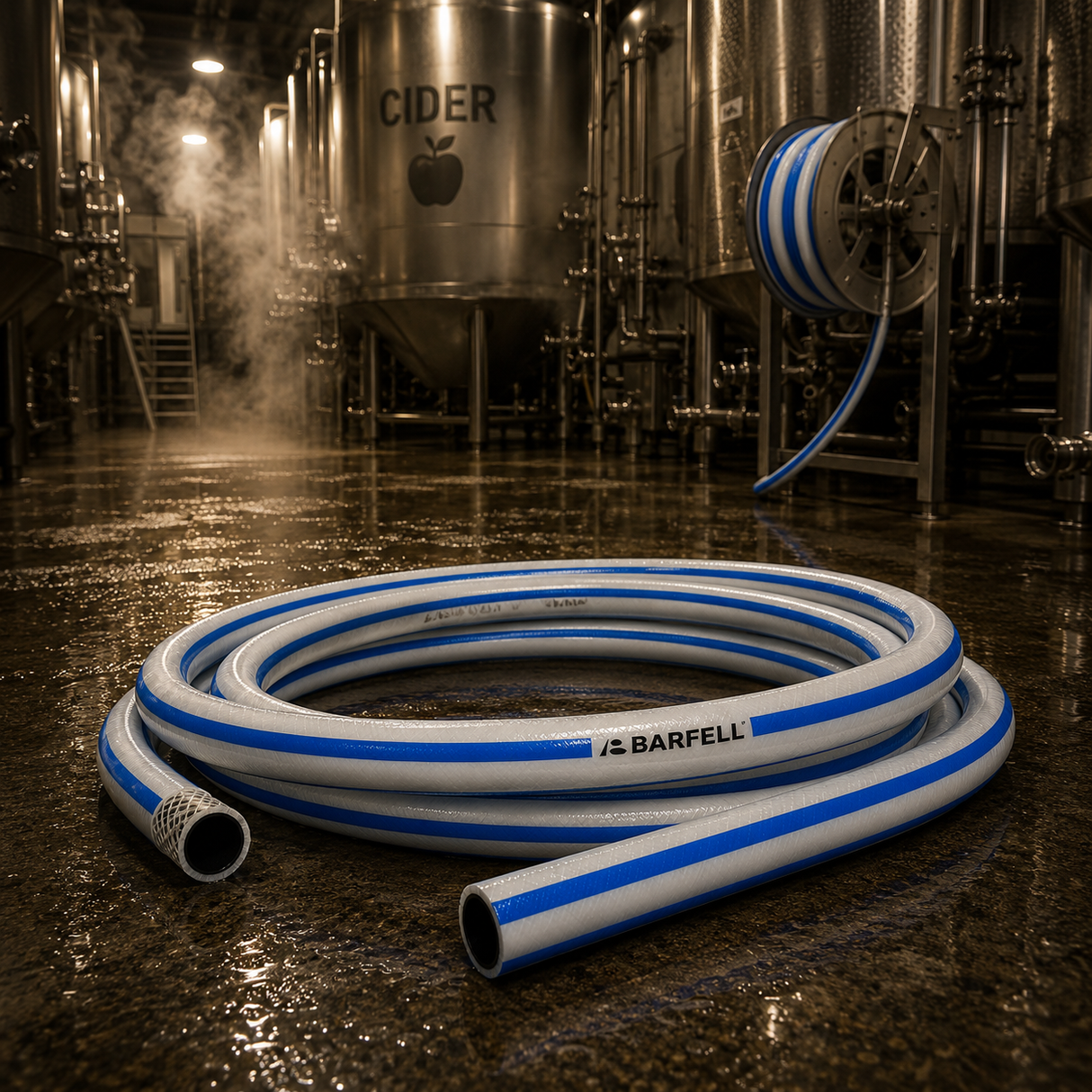 Barfell Estate Bluline Cold Water Washdown Hose - 145 PSI Premium Grade