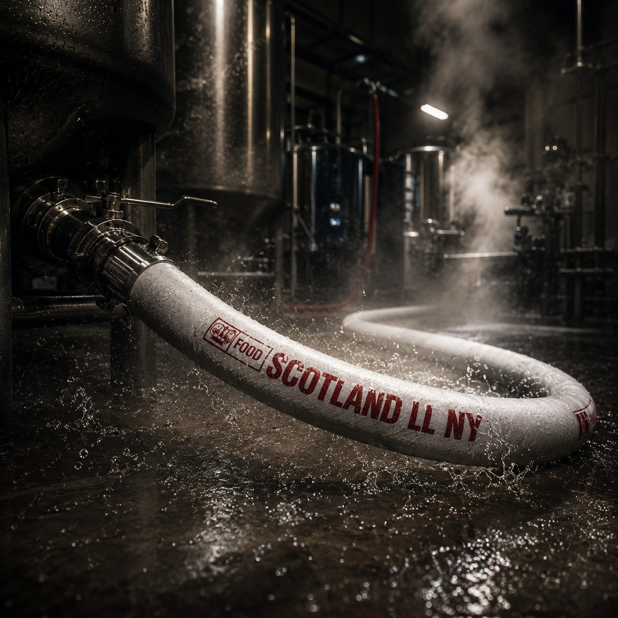 Crush Resistant Tri-Clamp Brewery Transfer Hose