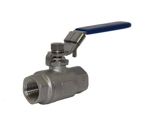 316 Stainless Steel Full Bore 2 Piece Ball Valves – BSP