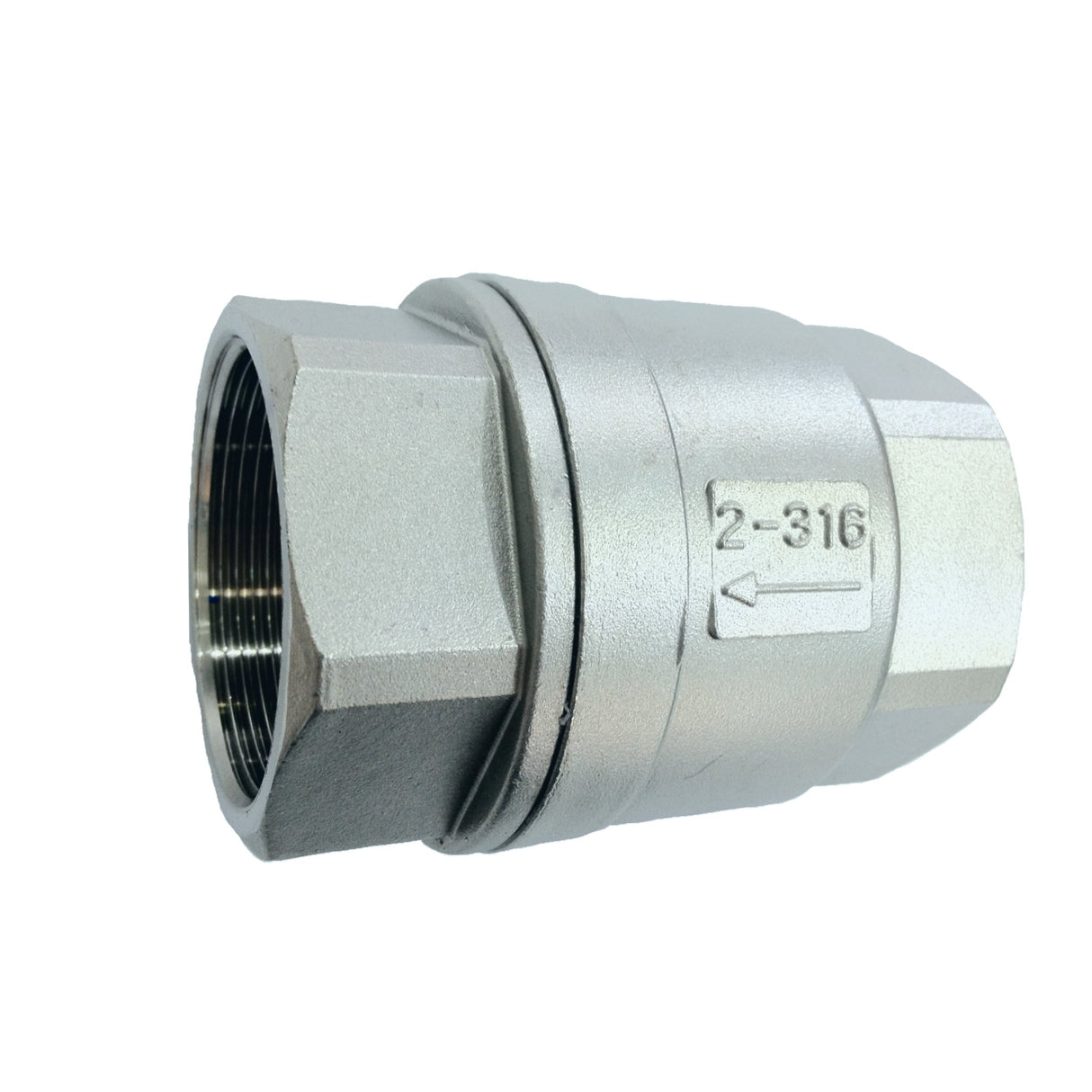 316 Stainless Steel 2 Piece Spring Check Valves – BSP