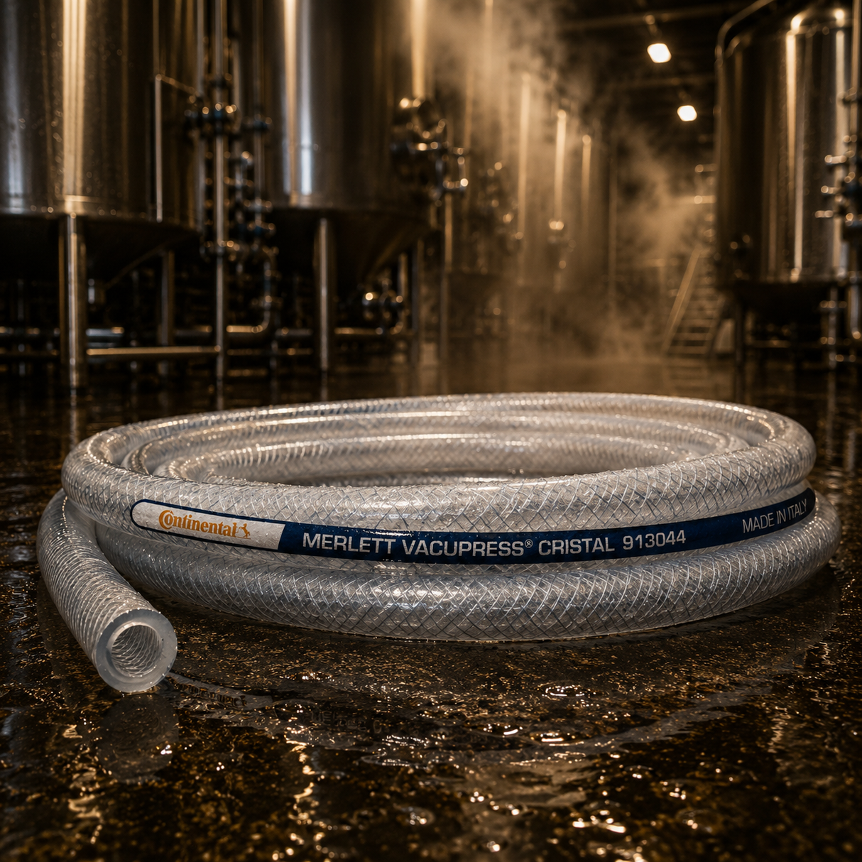 Clearance! Continental Vacupress Cristal Clear PVC Food & Beverage Hose
