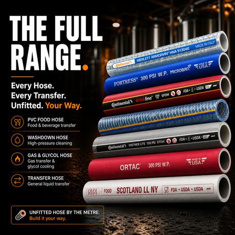 Hose (Unfitted) Per Metre or Coil