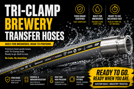 Tri-Clamp Crimped Hoses