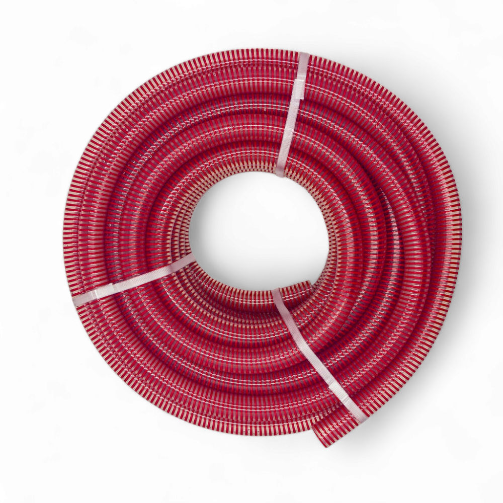 PVC - CLEAR/RED WINE TRANSFER HOSE