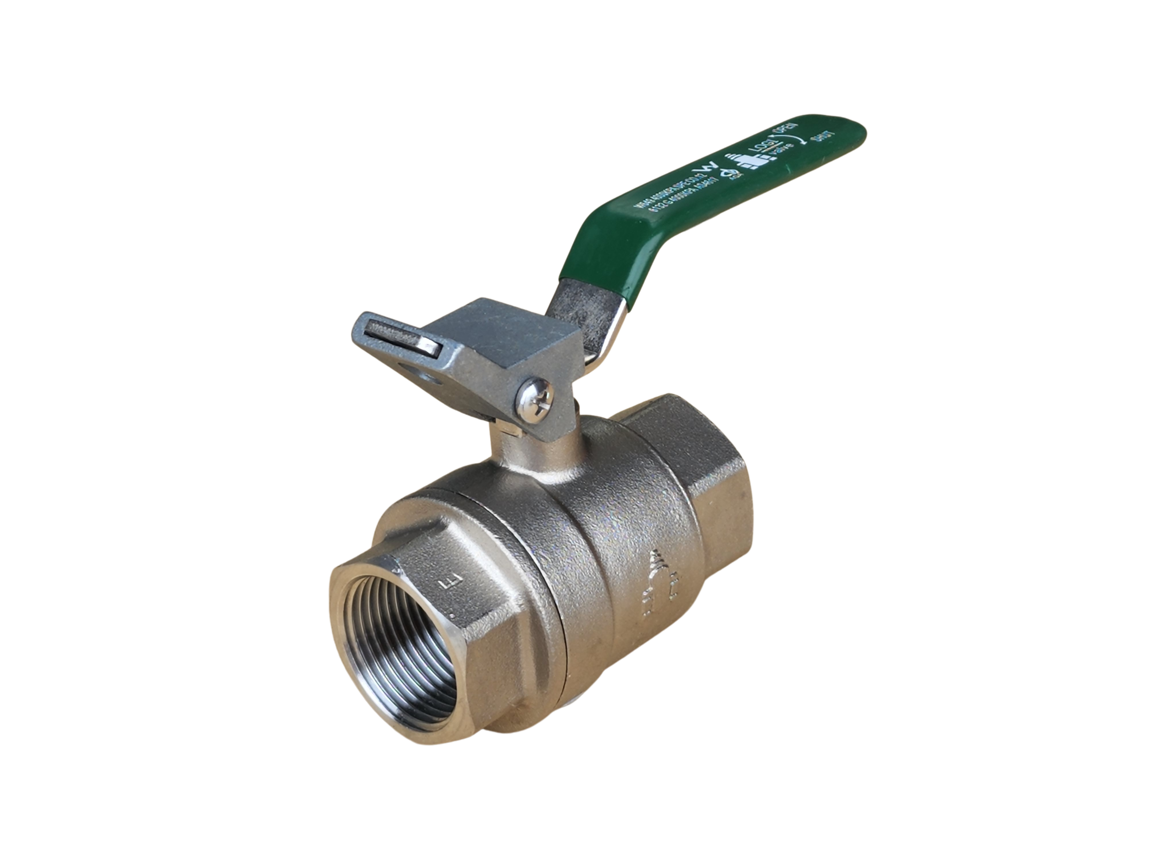 BALL VALVE STAINLESS STEEL LOCKABLE F/F BSP