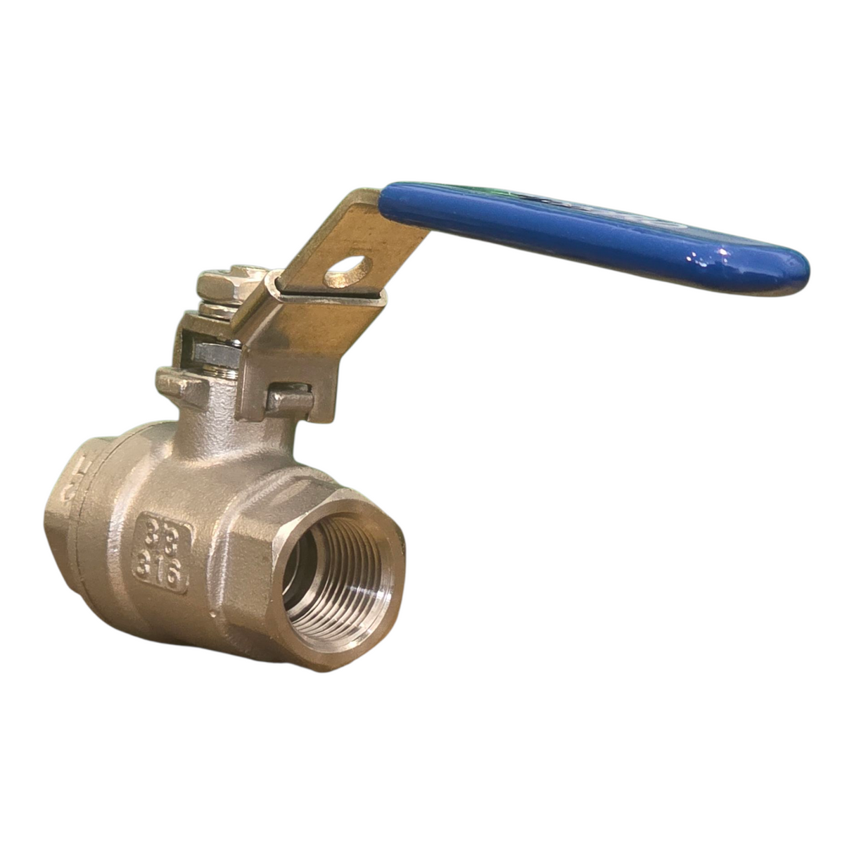316 Stainless Steel 2 Piece Ball Valve (Lockable) | Full Port | 1000PSI WOG