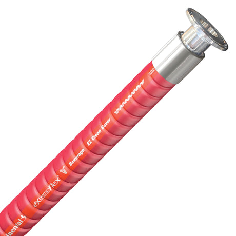 Continental Drinkline 25mm premium wine transfer hose assembly with 1.5-inch Tri-Clamp fittings