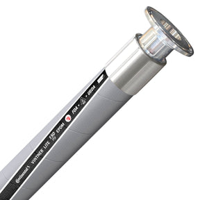 Continental Vintner Lite 25mm winery and beverage hose assembly with 1.5-inch Tri-Clamp fittings