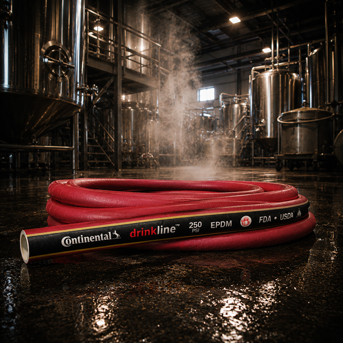 Drinkline Continental Drinkline EPDM Hose - Food, Beverage & Brewery Transfer ...