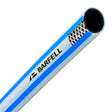 Barfell Estate Bluline white cold-water washdown hose with blue stripes