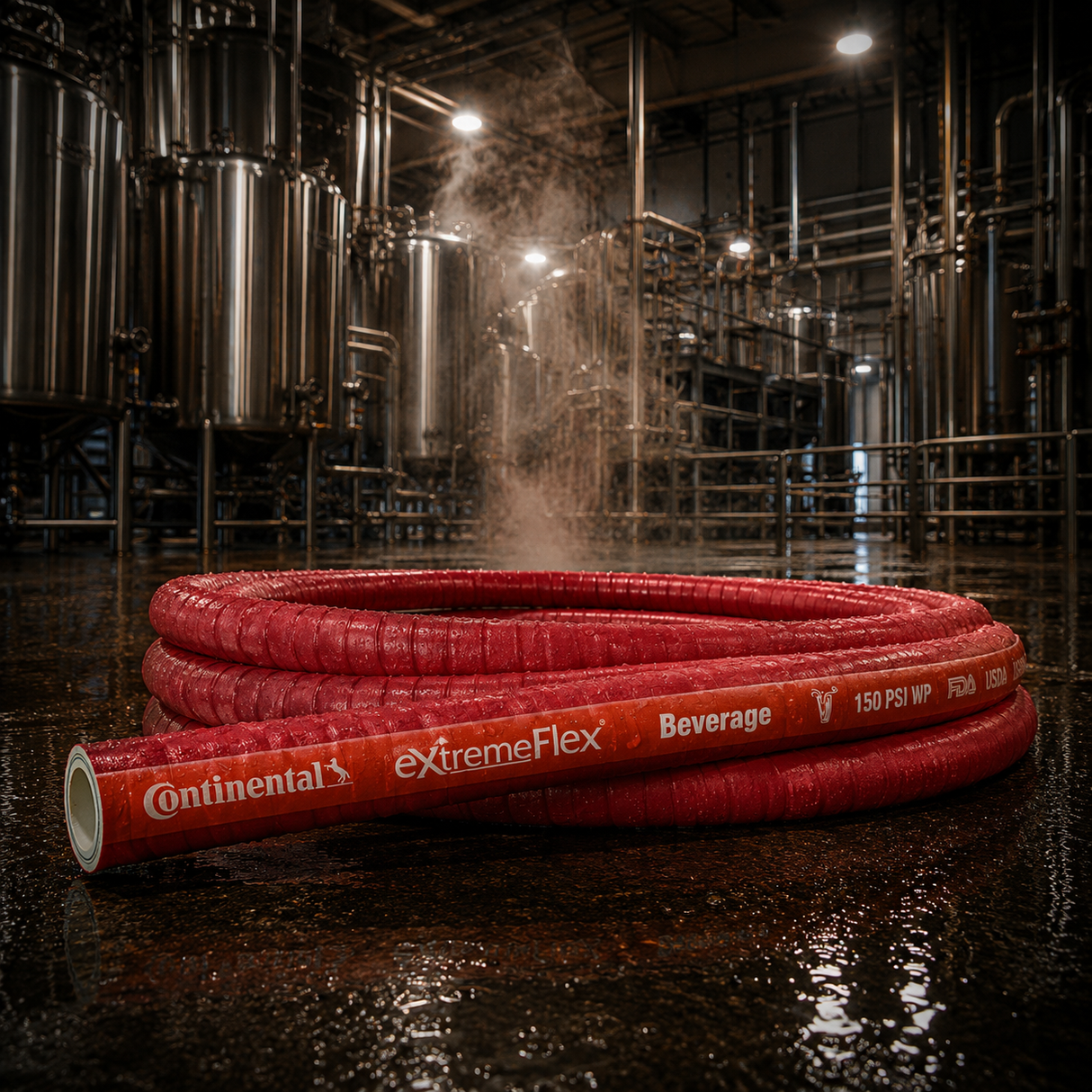 Continental ExtremeFlex Beverage Hose – Non-Fatty Food Grade