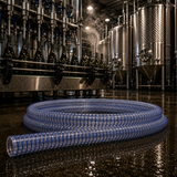Barfell Light Duty Clear/Blue FDA Food Grade Suction Hose