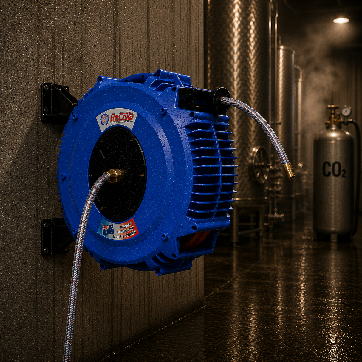Recoila GEN III Food & Industrial Gas Hose Reel