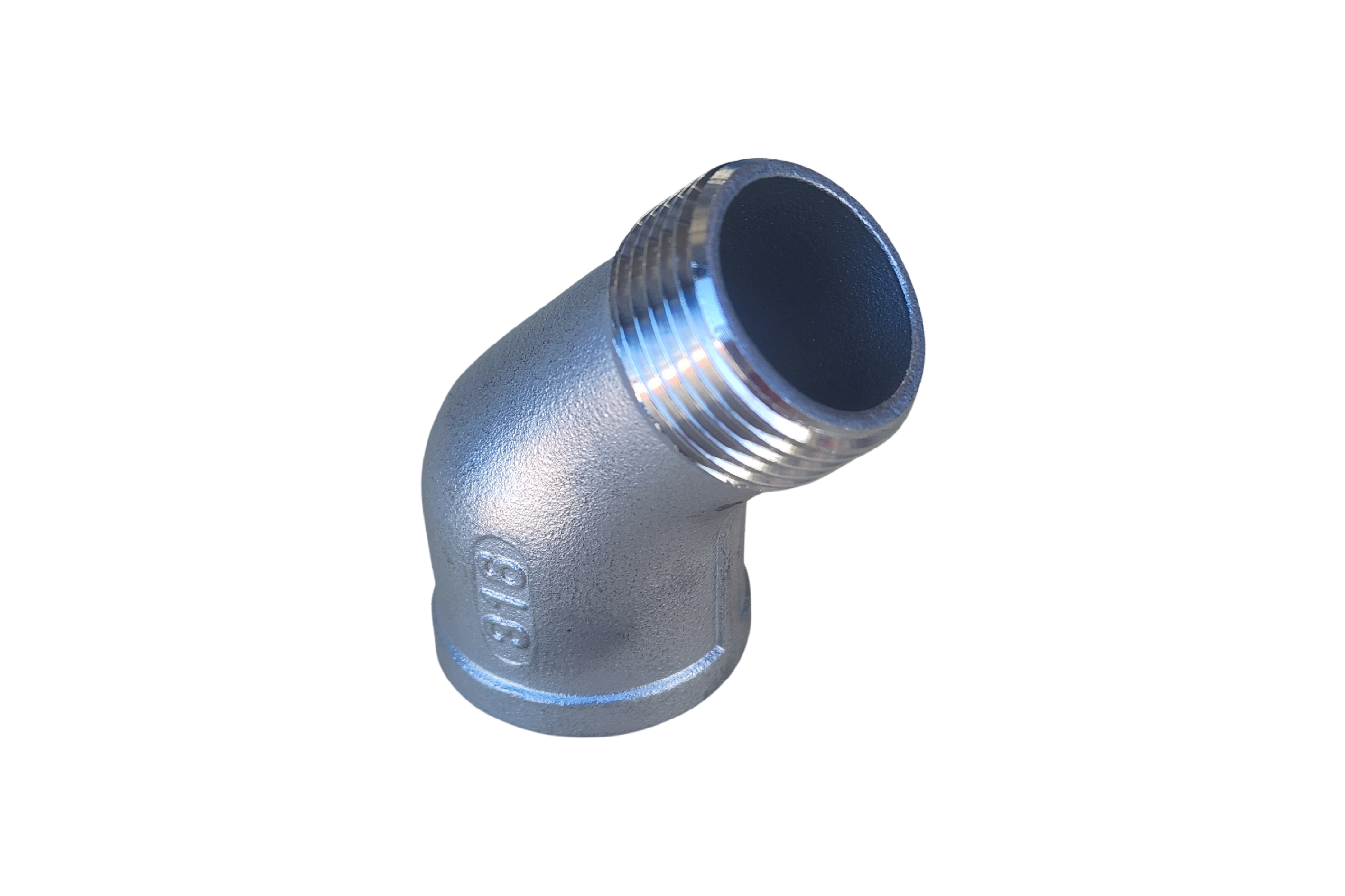 316 STAINLESS STEEL M/F 45DEG ELBOW BSP