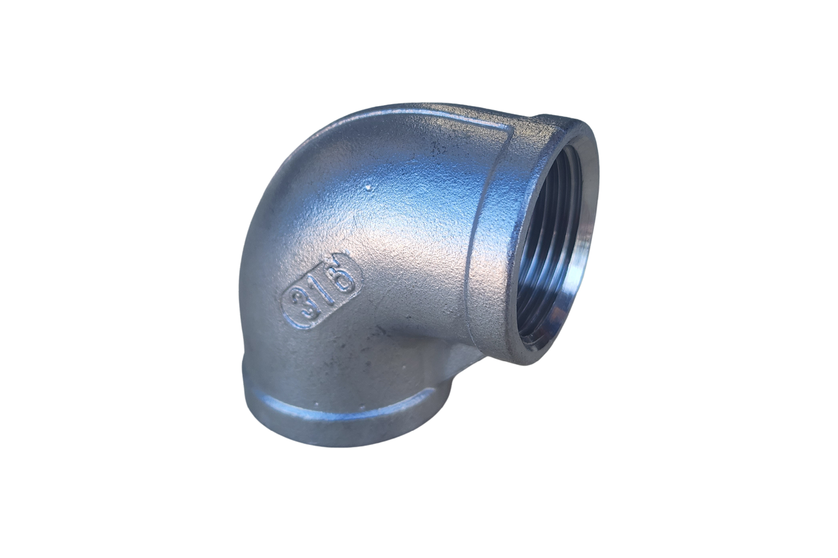 316 STAINLESS STEEL F/F 90DEG ELBOW BSP