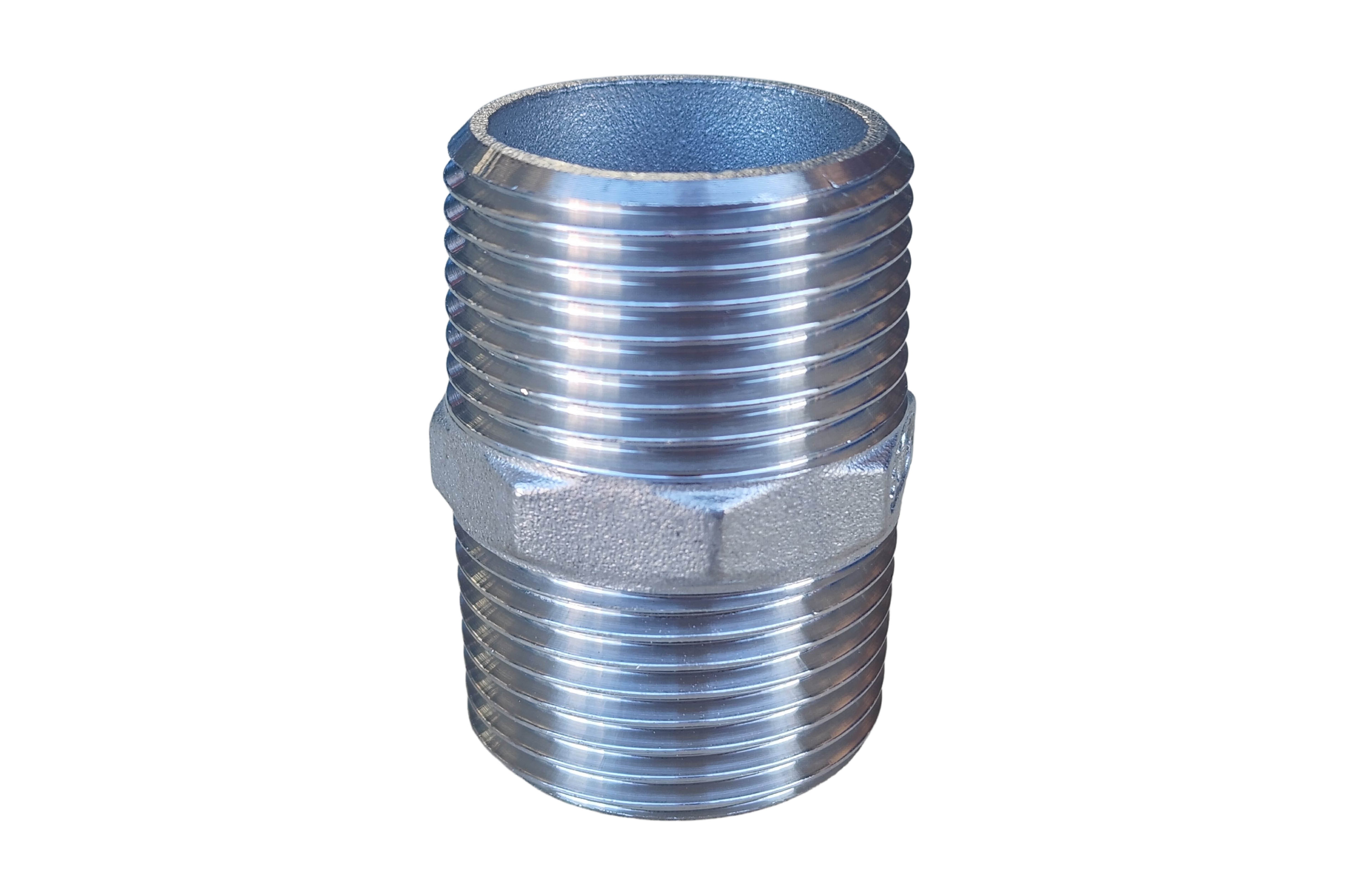 316 STAINLESS STEEL HEX NIPPLE BSP