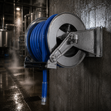 Ramex Stainless Steel Spring Rewind Hose Reel
