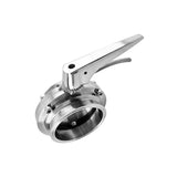 Tri-Clamp Premium Butterfly Valve - Squeeze Trigger | 304 Stainless