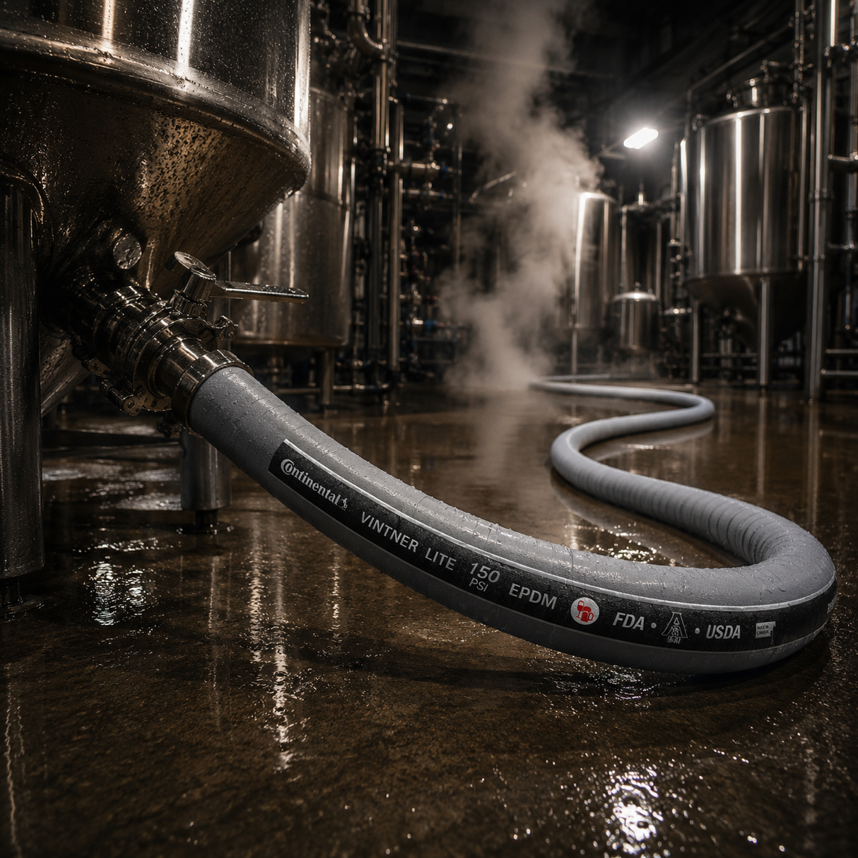 50mm Continental Vintner Lite Brewery Hose (Built to Order)