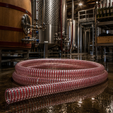 Barfell Medium Duty Clear/Red Wine Transfer Hose