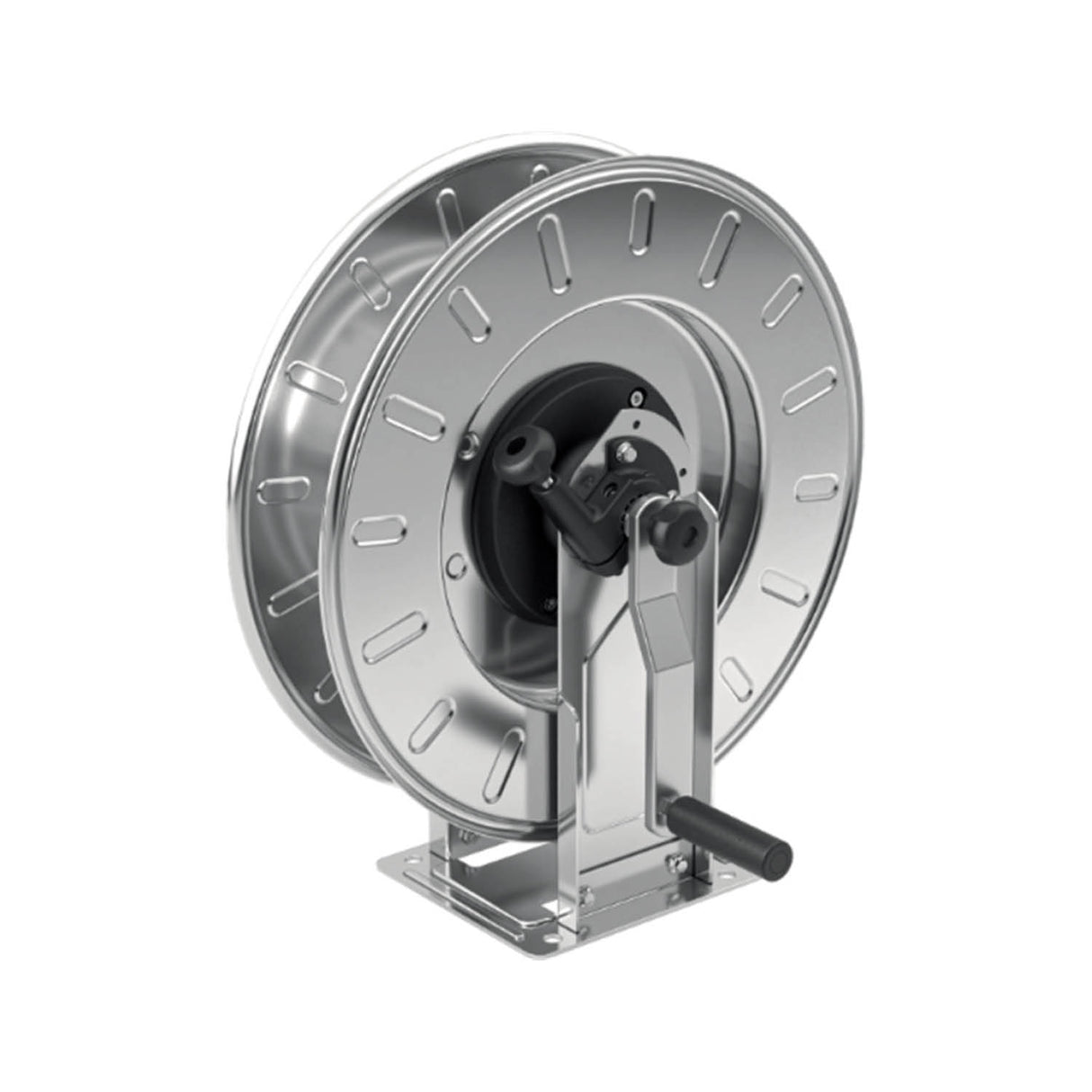 Macnaught Retracta Y Series Stainless Steel Hand Crank Hose Reel